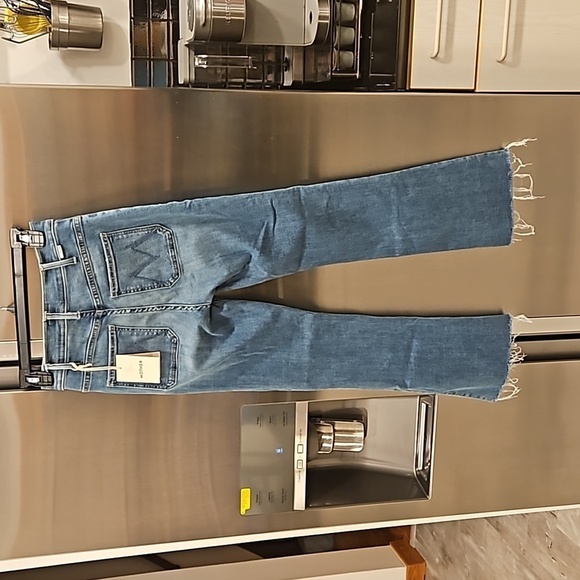 💕MOTHER💕 The Hustler Patch Pocket Ankle Fray Jeans ~ Healing Jar 25 NWT - Picture 10 of 16